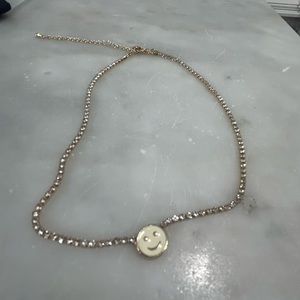 Smiley Face Choker Necklace
